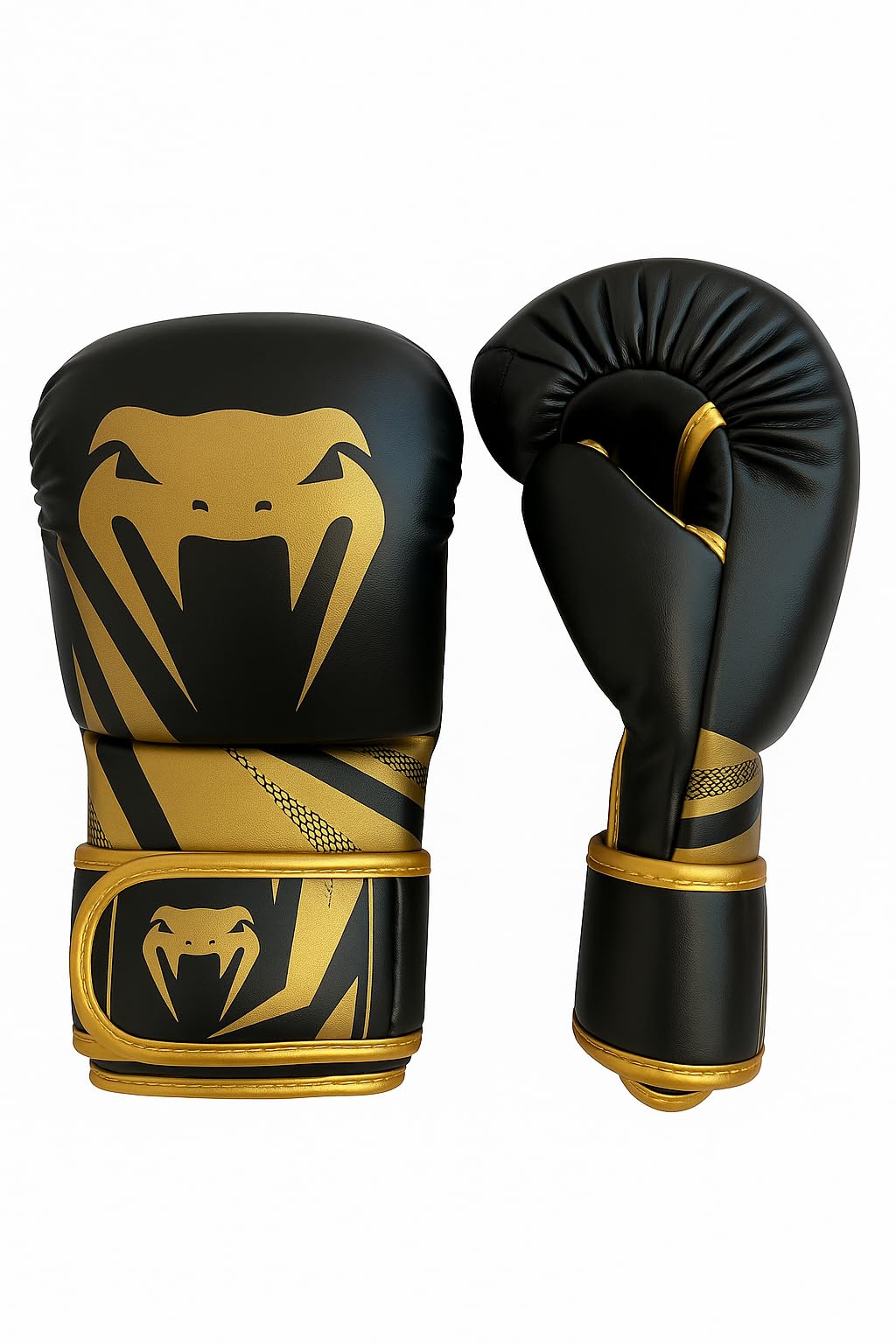 SOUTH TEAM" Black & Gold Pro MMA Grappling Gloves – Training & Bag Work
